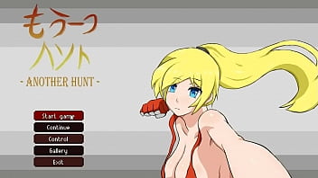Blonde woman has sex with monster man in Atr hunt hentai ryona action erotic video