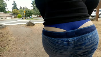 Whale Tail Mom Thong and Booty Flashing Exhibitionist Three
